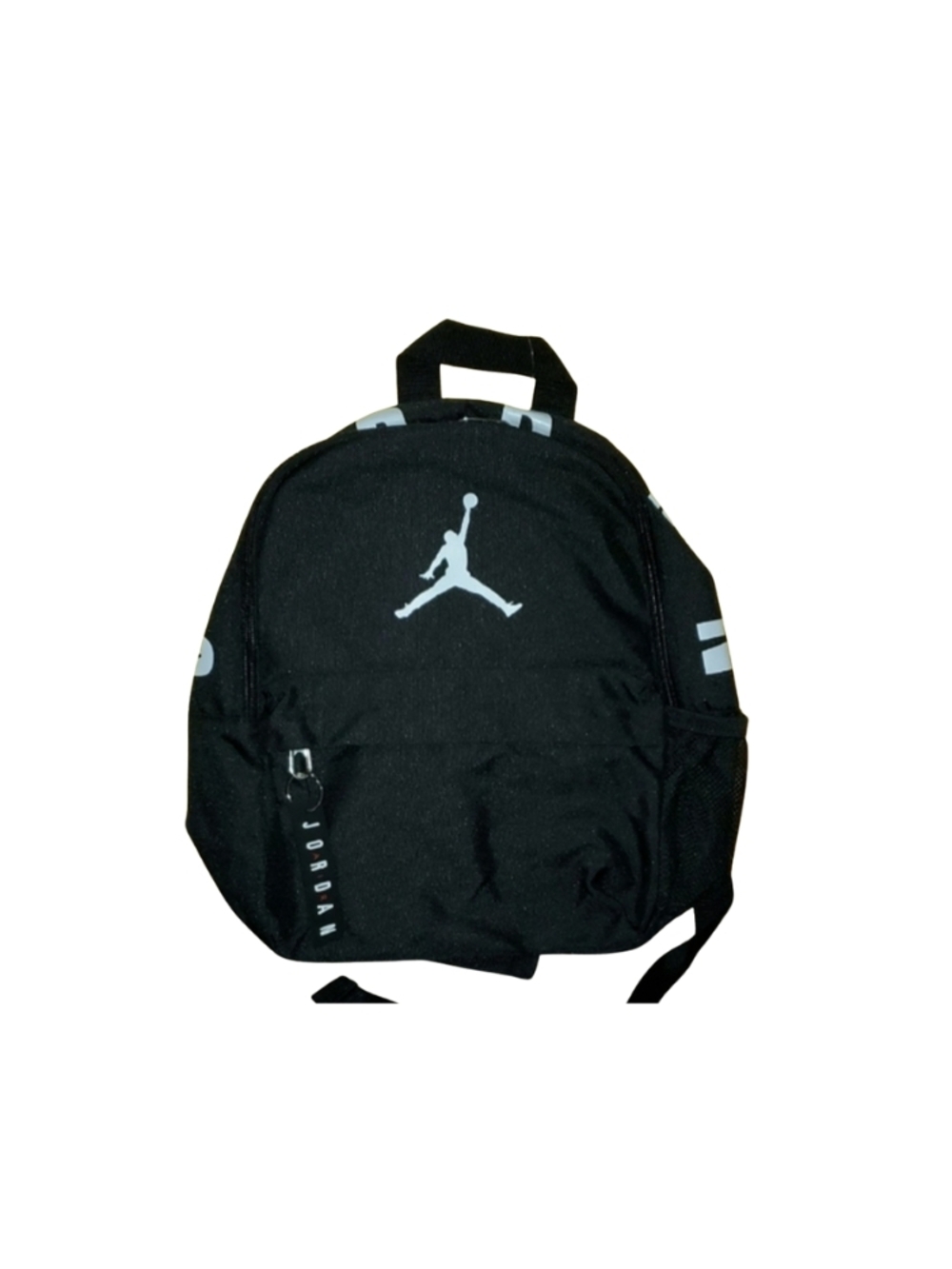 Jordan Black Backpack with White Jumpman Logo